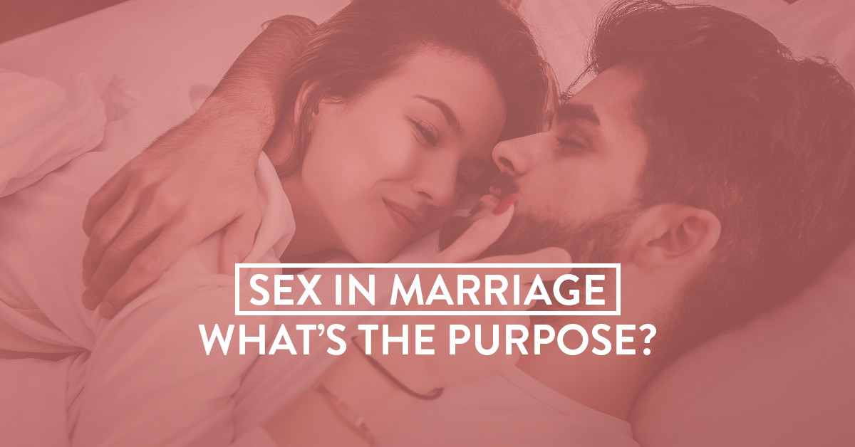 Sex in Marriage Whats the Purpose? image